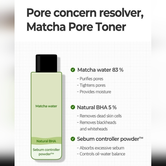 SOME BY MI- Super Matcha Pore Tightening Duo - Picture 3 of 7